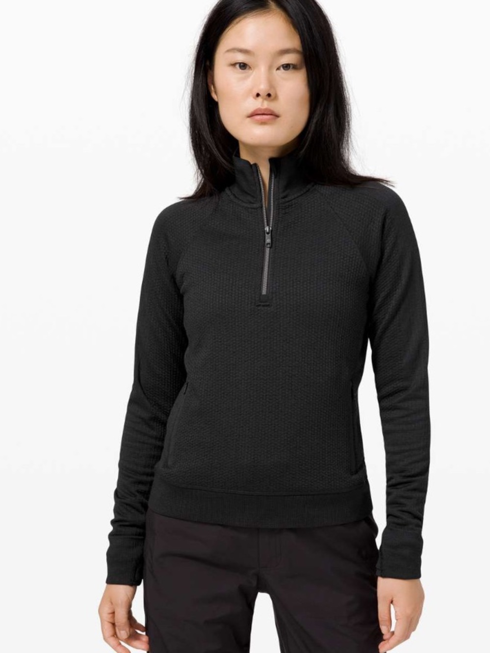 Lululemon Engineered Warmth Half Zip
Black / Black